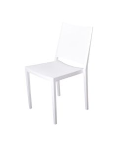 witte stoelen kunststof 4 stuks.